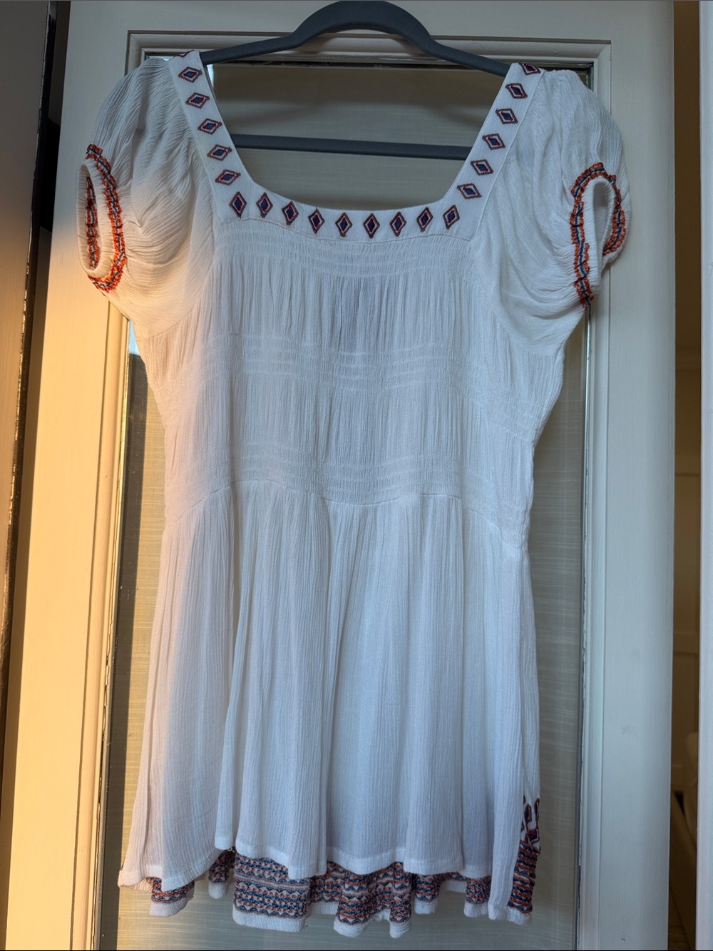 NWOT RAGA Women’s Peplum Bohemian Top - Picture 7 of 7